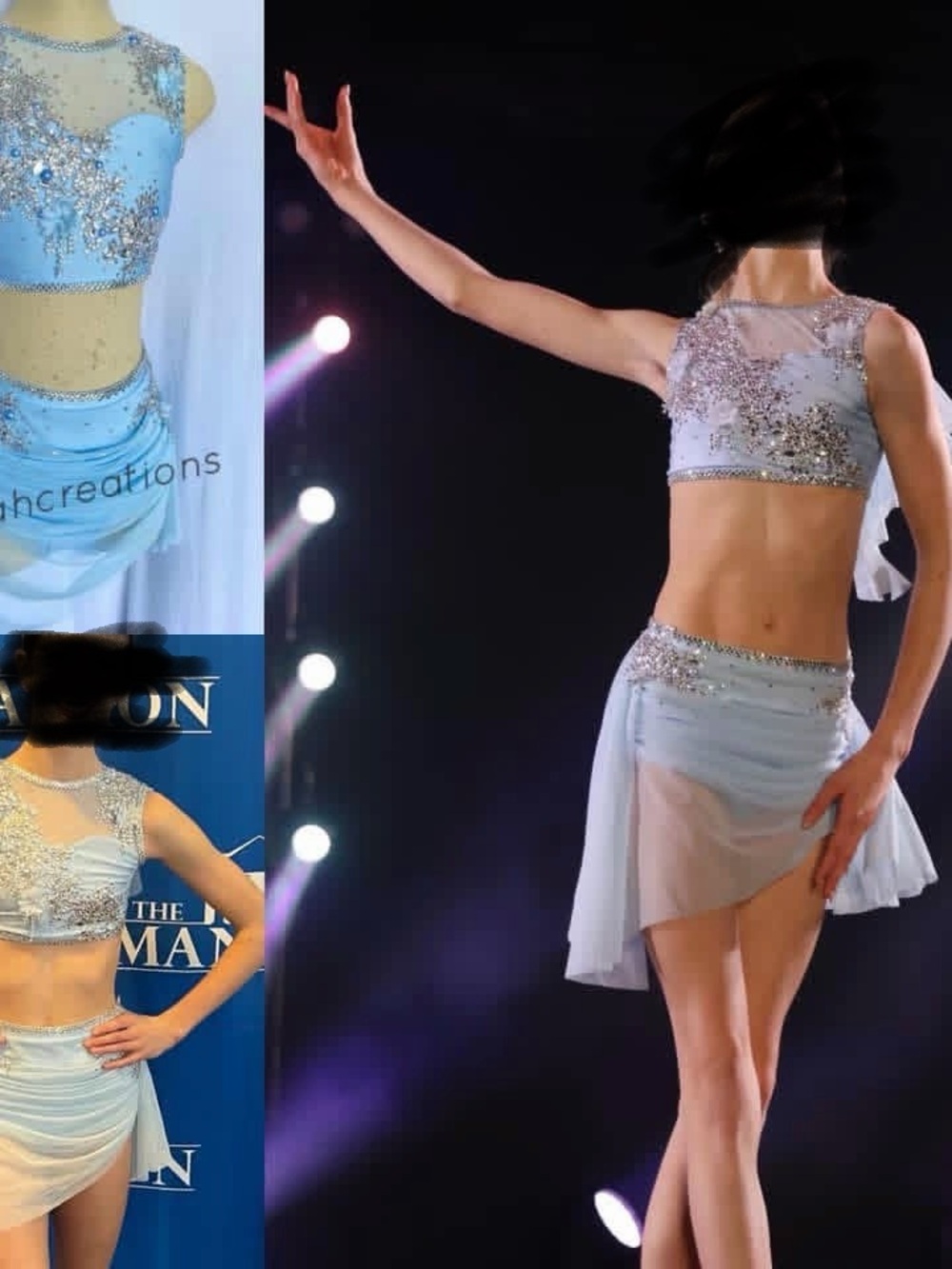 Custom Swarovski Crystal Dance Costume – One of a Kind